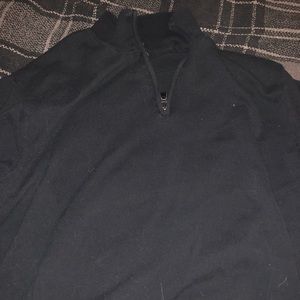 Black 1/4 zip sweater